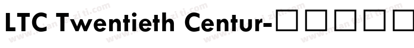 LTC Twentieth Centur字体转换